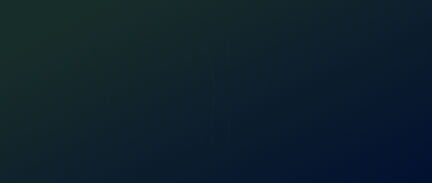 A dark, minimalist background with a subtle gradient transitioning from dark green on the left to deep navy blue on the right, creating a sleek backdrop for Forex Currency Strength and financial market themes.