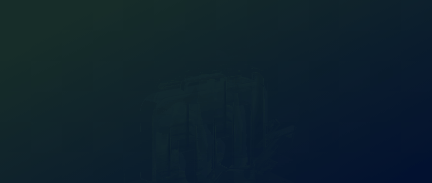 An abstract financial trading graphic with a dark teal and navy blue gradient background. A faint, low-contrast silhouette of a financial candlestick chart is subtly visible in the center, creating a textured, tech-focused backdrop for market sentiment data.