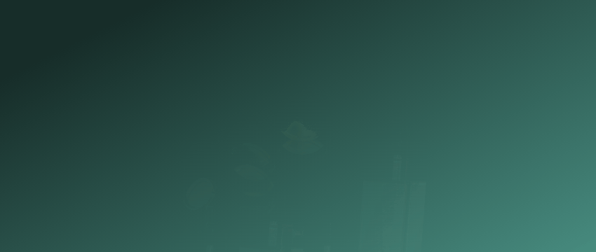 An animated graphic with a dark teal and green gradient background that shifts dynamically, simulating a light flare moving diagonally across the screen from top-left to bottom-right. Faint, subtle geometric patterns and textures briefly appear in the darker, central area of the gradient as the animation loops.