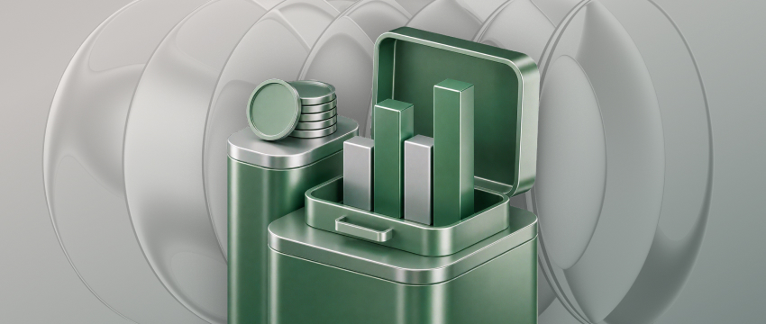 3D financial chart and coins representing CFD account trading and market access